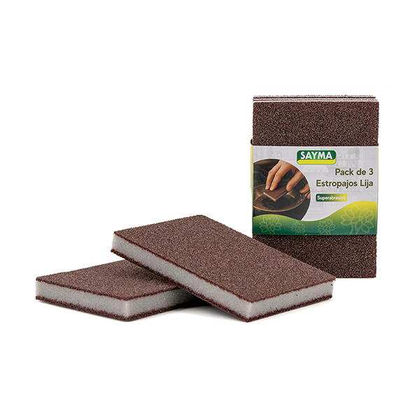Ref. 15 - Pack 3 estropajo lija superabrasiva